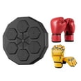 thumbnail image 4 of Máquina de boxeo Máquina de boxeo con música ligera RGB Equipo de boxeo con objetivo de pared para adultos con 2 pares de guantes para practicar karat Garra de tigre amarillo, 4 of 8