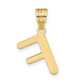 thumbnail image 3 of Diamond2Deal 14K Pendentif Initiale Lettre F en Or Jaune pour Femmes, 3 of 6
