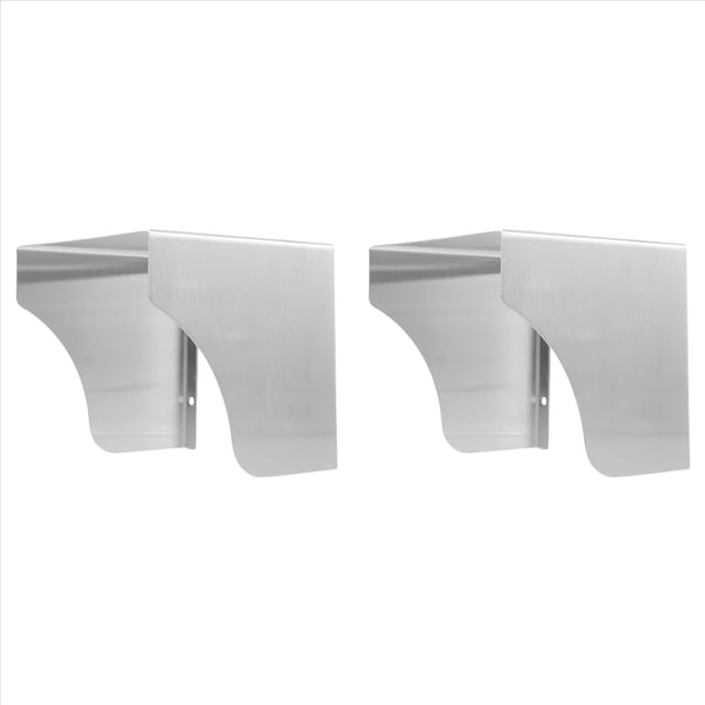 2X Cubierta Metálica de Acero Inoxidable Resistente A la Lluvia y A la Intemperie para de Control de Acceso RFID, Lector de Timbre de 20 cm.