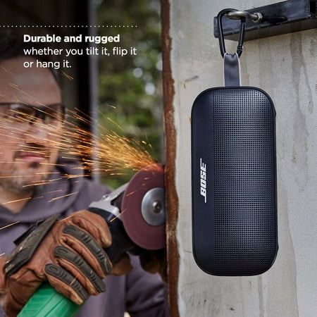 Bose SoundLink Flex Wireless Waterproof Portable Bluetooth Speaker, Black