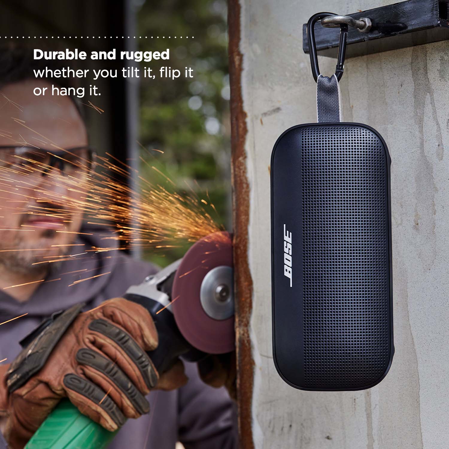 Bose SoundLink Flex Wireless Waterproof Portable Bluetooth Speaker, Black - image 3 of 10