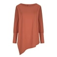 thumbnail image 4 of Birdeem Blouse Mode Décontractée Col Rond Manches Longues Confortable Couleur Unie pour Femmes, 4 of 8
