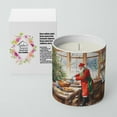 thumbnail image 2 of Cookies with Santa Claus Weihnachtsmann Decorative Soy Candle, 2 of 4