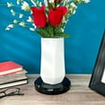 thumbnail image 3 of Plymor Black Acrylic Beveled Round Display Base, 6" W x 6" D x 1" H, Pack of 3, 3 of 4
