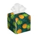 thumbnail image 1 of Fotbe Pineapples with Palm Leaves Porta Pañuelos Decorativo de Cuero, Caja Cuadrada Moderna para Pañuelos Faciales, Organizador y Dispensador 5x5x5'', 1 of 7