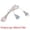 White, variant on Clear US Plug Extension Cord - Thin Invisible Power Cable Extender, Lightweight Flexible PVC, Durable, Perfect for Home Decor Lights, Small Appliances & Indoor Power Supply Needs, 118in, White