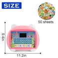 thumbnail image 3 of EASTIN Tablet Toy for 2-3 Years Old Girls Boys  Educational Learning Toys with Light and Music  Interactive Toy for Numbers  Alphabet  Animals and Maths  with Gift Box - Blue, 3 of 6