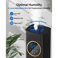 thumbnail image 4 of Humidificador Lacidoll para habitación grande y dormitorio de 8 litros con luz nocturna, color negro, 4 of 8