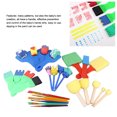 thumbnail image 3 of Kids Painting Brushes Set, Fun Sponge Painting Kits Early Learning Washable  For Home For School For Adults, 3 of 8