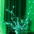 thumbnail image 4 of 4 Pack Fairy String Lights Battery Operated 6.6Ft 20 LEDs Silver Copper Wire Twinkle Lights for Halloween Christmas Bedroom Indoor Outdoor Wedding Party Decoration (Green）, 4 of 7