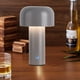thumbnail image 3 of Lámpara Mushroom Lámpara de mesa Recargable Dormitorio USB Escritorio Touch Night Light (Gris) Ndcxsfigh Nuevos Originales, 3 of 6
