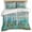 Green, variant on 3 Piece Yellow Blue Oil Painting Duvet Cover Set Twin Size, Microfiber Comforter/Quilt Cover with Corner Ties and 2 Pillowcases, Contemporary Abstract Art All Season Soft Bedding with Zipper Closure