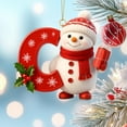 thumbnail image 4 of 26 Letters Christmas Tree Decoration Pendant Christmas Tree Ornaments DIY Christmas Ornaments Christmas Decoration Xmas Tree Hanging Decor, 4 of 6
