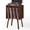 Walnut, variant on LELELINKY Record Player Stand with 4 Storage Compartments Holds 100 Albums, Mid-Century Turntable Cabinet with Wood Legs for Bedroom, Walnut