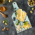 thumbnail image 5 of Saying Cutting Board, Ink Writing Words About Family Framework Sketchy Absract Retro, Decorative Tempered Glass Cutting and Serving Board, Wine Bottle Shape, Black Brown White, by Ambesonne, 5 of 5
