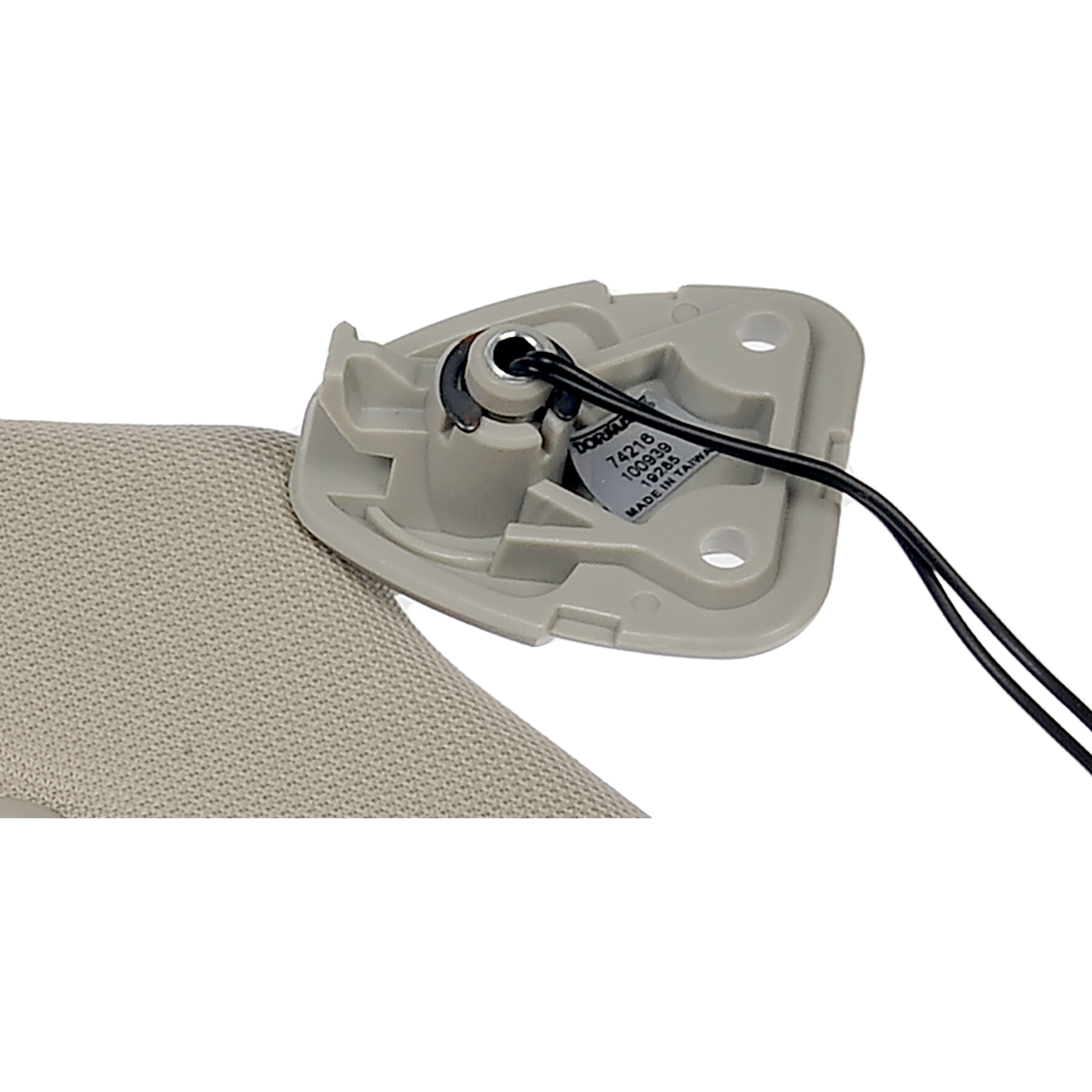 Dorman 74216 Passenger Side Sun Visor Assembly for Specific Nissan Models, Beige