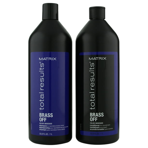 Matrix Matrix Total Results Brass Off Shampoo & Conditioner Liter