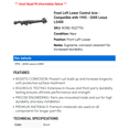 thumbnail image 2 of Front Left Lower Control Arm - Compatible with 1995 - 2000 LS400 1996 1997 1998 1999, 2 of 2