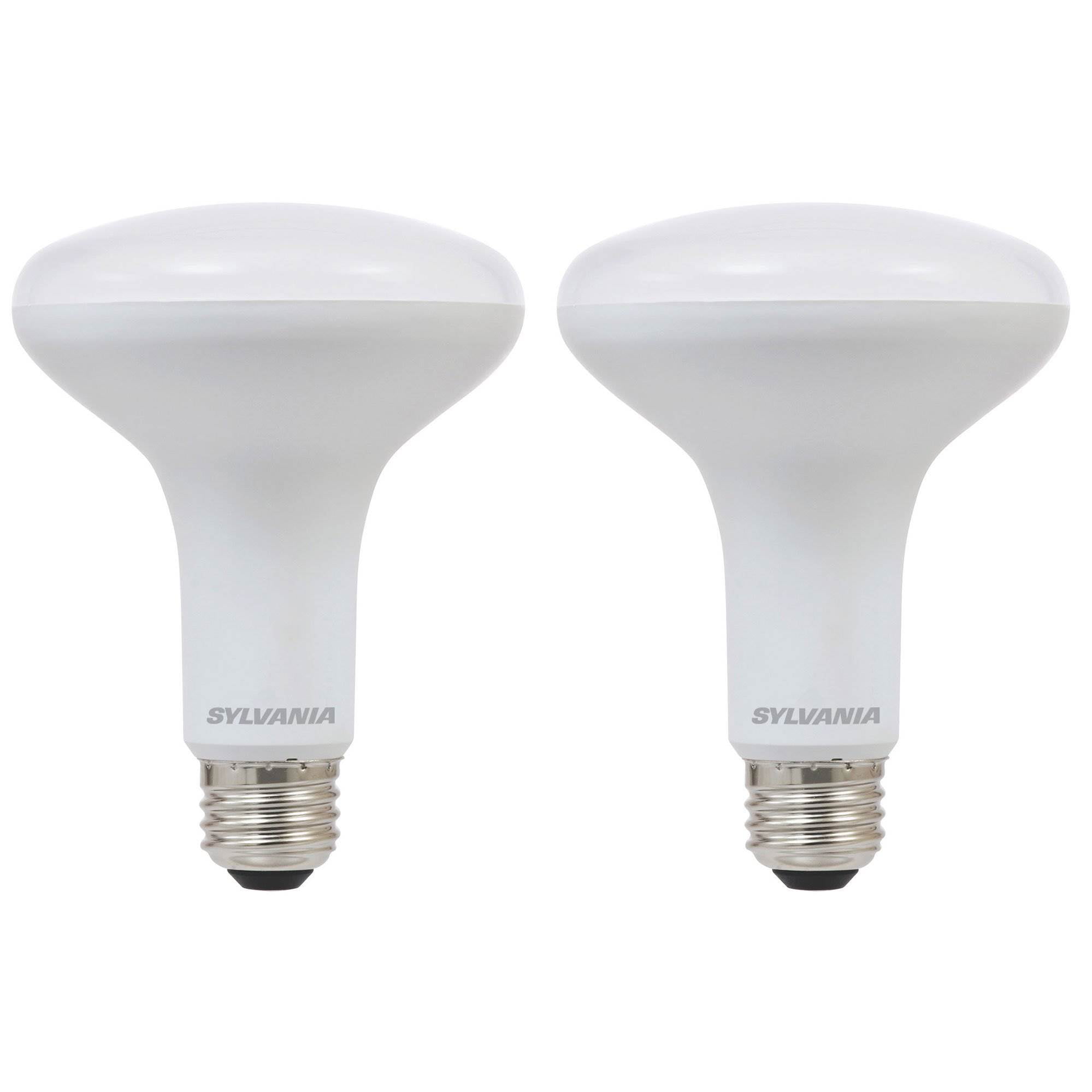 Sylvania BR30 65W Energy Saving Dimmable 2700K LED Flood Light Bulb (2 Pack) 