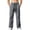 Dark Gray, variant on Szhihuiw Hiking Pants Men Lightweight Drawstring Elastic Waist Casual Trousers with Pockets Plus Size Fashion