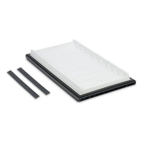 Dometic Refrigerator Door 3316888.900 Replacement For Dometic DM2872/DM2882 Series Refrigerator; Panel Type; Lower; Black Trim