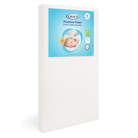 Graco Premium Foam Crib and Toddler Mattress, GREENGUARD Gold Certified