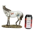 thumbnail image 2 of Ebros Equestrian Tribal Beauty Medicine Spirit Horse Hand Crafted Statue 8" High Sun Palm Feathers Stallion Animal Decor Sculpture, 2 of 5