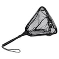 thumbnail image 4 of Mosiee 1Pc Foldable Fishing Landing Net 59Cm/78Cm Collapsible Pole Handle For Saltwater Freshwater Rubber Grip Nylon Buckle Fishing Net, 4 of 9