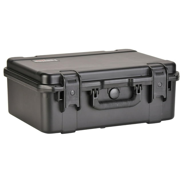 SKB iSeries Watertight Case, Heavy Duty Container Box with Gasket Seal, Gray