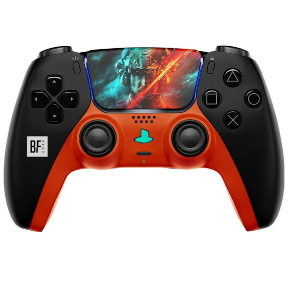 ModdedZone BF2042 Custom UN-Modded Controller Unique Design for PS5 OEM OEM Authentic Controller