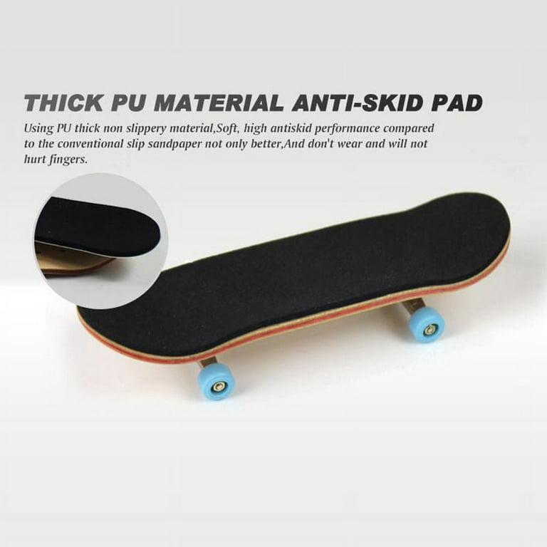 HAMMOND TOYS Finger Skate Board avec plateau en bois véritable et roues à  roulement à billes 