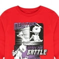 thumbnail image 3 of Pokémon - Mewtwo Ready For Battle - Youth Long Sleeve Graphic T- Shirt, 3 of 5