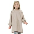thumbnail image 1 of TOPTIE Tablier d'Artiste Imperméable pour Enfants avec Poche avant et Manches Longues pour Garçons et Filles-Khaki-m, 1 of 5