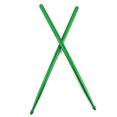 thumbnail image 2 of TABLZONE Classic Nylon Green Drumsticks for Band and Drum Set by Tablzone 1Pair, 2 of 6