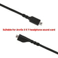 thumbnail image 2 of Sound Card Audio Cable for Arctis 3 5 7 Headphone Anti-interference Cord, 2 of 9