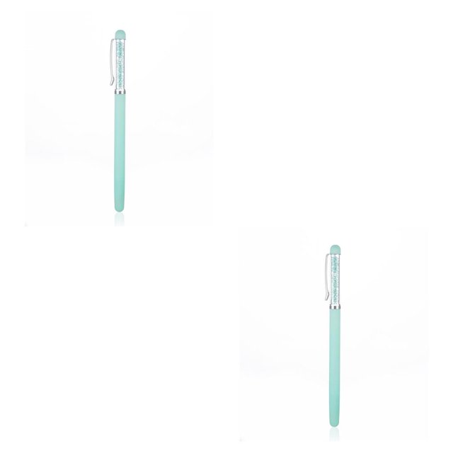 Inteprter Pluma de pintura de diamantes de imitación 5D Agarre cómodo con puntas Herramientas de perforación Accesorios de bordado resistente El mejor verde 2piezas Inteprter CBP367782