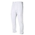 thumbnail image 2 of lcziwo Suit Pants for Men Cotton Straight Leg Flat Front Formal Pants Solid Color Lightweight Comfortable Trousers with Pockets White 32, 2 of 5