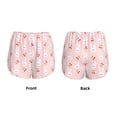 thumbnail image 3 of Salouo Rabbit And Cherry Print Women's 2 in 1 Running Shorts Double-Layer Shorts Athletic Workout Gym Yoga Shorts Running Shorts for Women-Small, 3 of 7