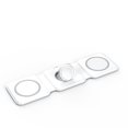 thumbnail image 2 of 15w Apple Magsafe Magnetic 3 In 1 Foldable Wireless Charger Phone Stand, 2 of 5