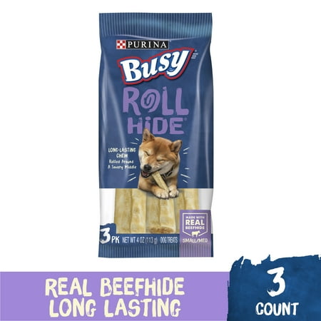 UPC 070002030800 product image for Purina Busy Rawhide Small/Medium Breed Dog Bones, Rollhide - (12) 3 ct. Pouches | upcitemdb.com