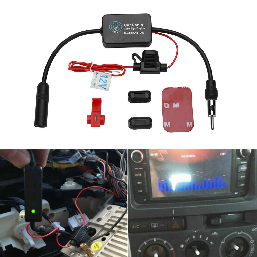 Car Auto Stereo FM & AM Radio Signal Antenna Aerial Signal Amp