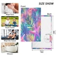 thumbnail image 6 of Yayeee 2 Pack Hand Towels for Bathroom 100% Cotton 16" x 28" Soft Absorbent Kitchen Towel, Colorful Starfish, 6 of 7