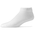 thumbnail image 4 of GERVRA Diabetic Ankle Length/Low Cut Socks (3 Pair Pack) Seamless Cotton Blend Made in USA (9-11, White), 4 of 8