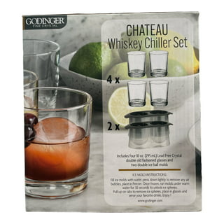Dashing Brand Whiskey Glass Set with Ice Mold Gift Set Style