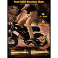 thumbnail image 5 of Electric Bike for Teens & Adults – 750W (Peak 1500W) Motor, 28 MPH, 48V 13Ah Battery, 16×4" Fat Tires, 7-Speed E-Bike with Dual Suspension, Black, 5 of 7