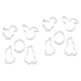 thumbnail image 3 of 10 moldes para galletas de Pascua, moldes reutilizables para galletas, cortadores de galletas de acero inoxidable FRCOLOR HaoMX16407082, 3 of 6