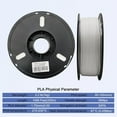 thumbnail image 4 of 3D Printer Filament Bundle, PLA Filament 1.75mm Silk Smooth Texture Black Printer Filament 1kg (2.2lbs) /Spool Individually Vacuum Packed PLA Filament Widely Support for 3D Printer, 4 of 7