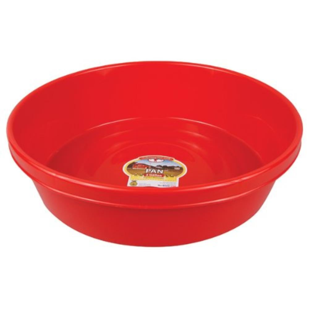 P3RED P3 RED Feed Pan, Versatile utility pan for pet and livestock