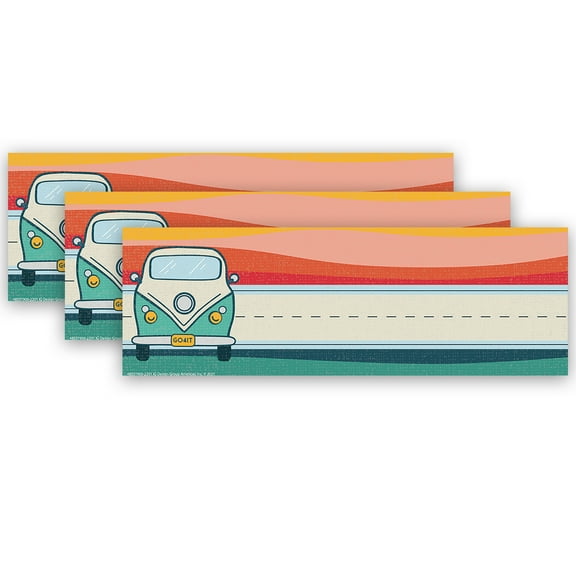 Eureka Adventurer Self-Adhesive Name Plates, 36 Per Pack, 3 Packs