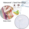 thumbnail image 4 of Manta de pícnic impermeable para exteriores FashionLive, 203 x 203 cm, 4 of 7